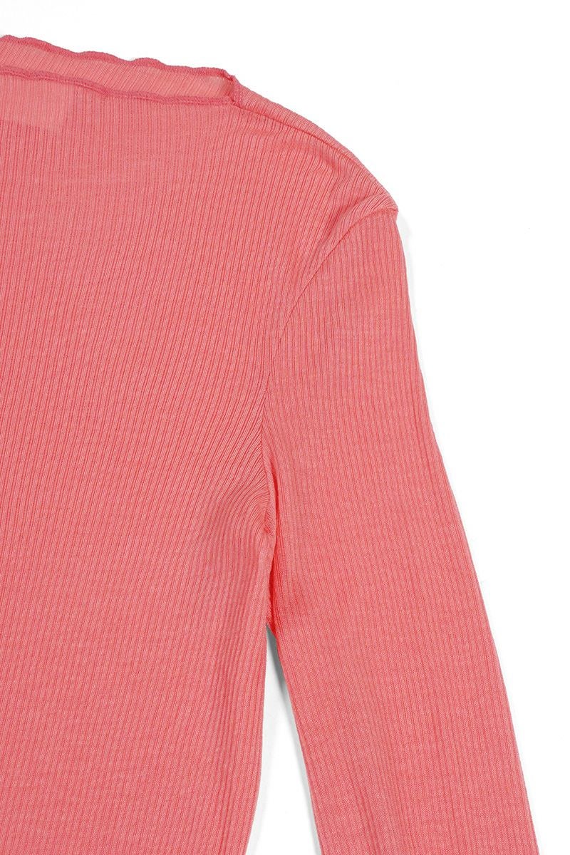 kengo(ケンゴ)tencel wool slash neck long sleeve top テンセルスラッシュネックロングスリーブトップス KBC-TP5 -4