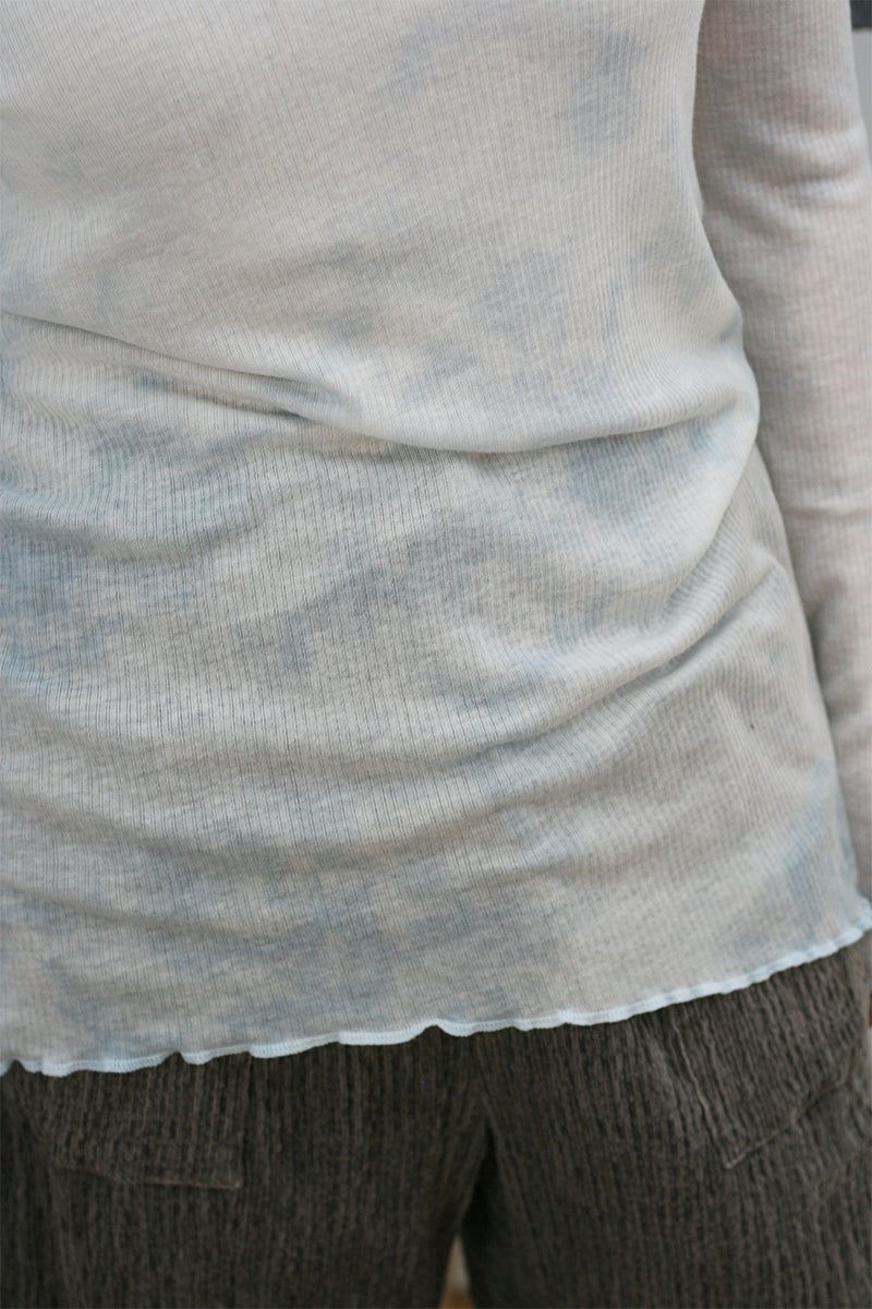 kengo(ケンゴ) tencel wool slash neck long sleeve top テンセルスラッシュネックロングスリーブトップス KBC-TP5