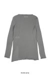 kengo(ケンゴ)tencel wool slash neck long sleeve top テンセルスラッシュネックロングスリーブトップス KBC-TP5 -9