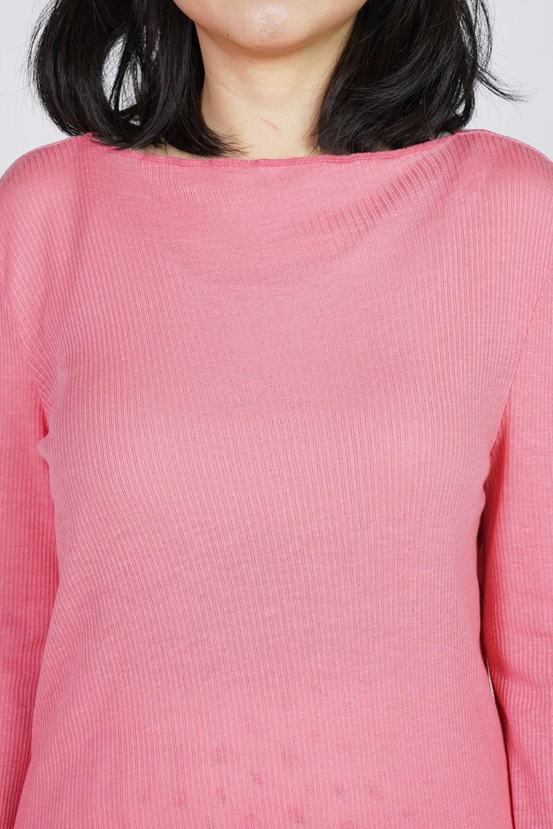 kengo(ケンゴ)tencel wool slash neck long sleeve top テンセルスラッシュネックロングスリーブトップス KBC-TP5 -11
