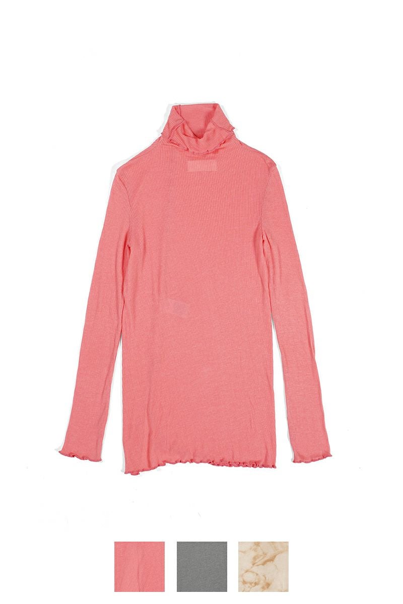 kengo(ケンゴ)tencel wool turtleneck top テンセルウールタートルネックトップス KBC-TP6