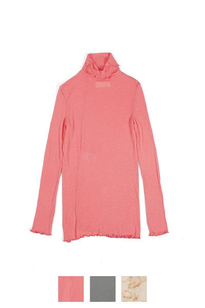 kengo(ケンゴ)tencel wool turtleneck top テンセルウールタートルネックトップス KBC-TP6
