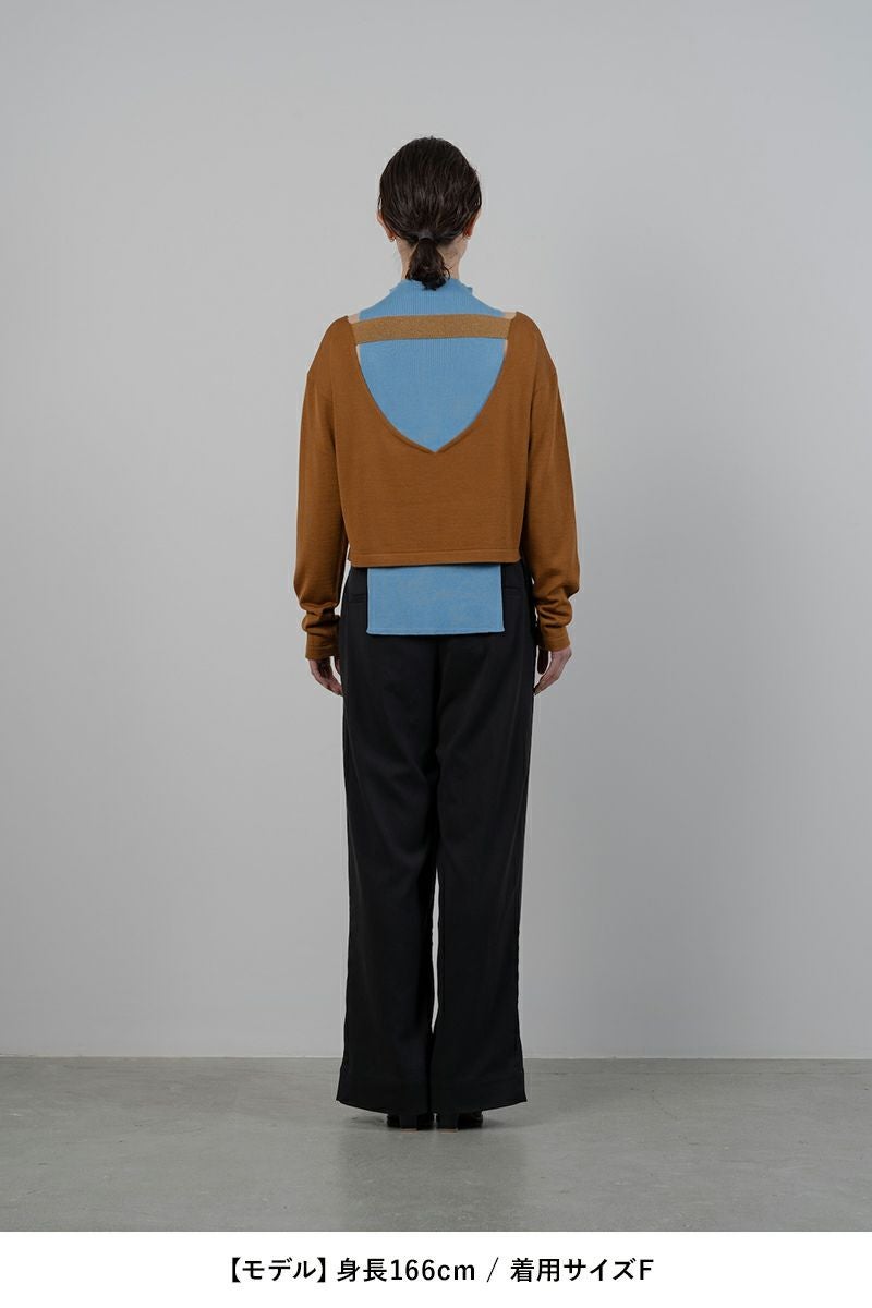 TAN(タン) | TAN(タン)COMBINATION KNITTED TOPS コンビネーション