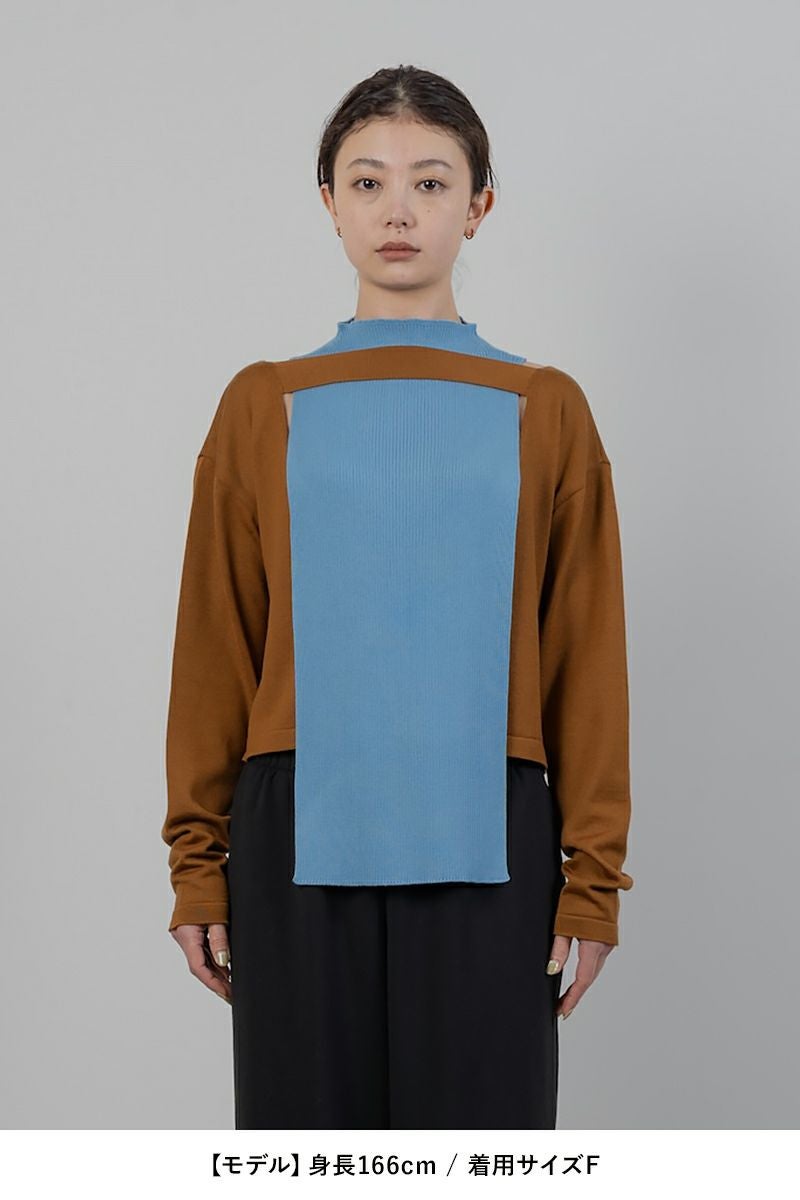 TAN(タン) | TAN(タン)COMBINATION KNITTED TOPS コンビネーション