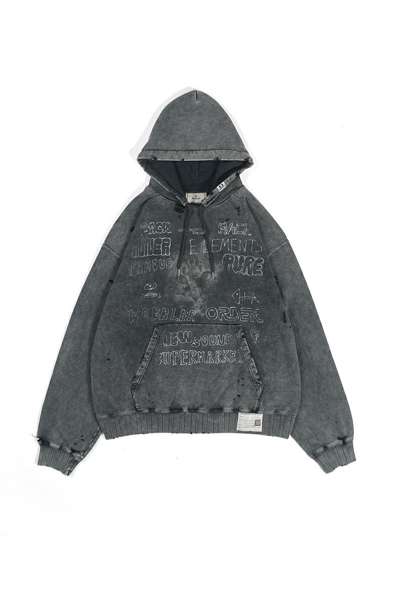Maison MIHARA YASUHIRO(メゾン ミハラヤスヒロ)BLEACHED HOODIE ブリーチフーディー A13HD551