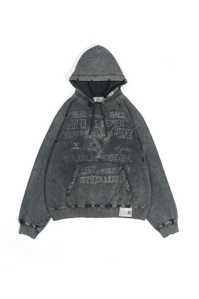 Maison MIHARA YASUHIRO(メゾン ミハラヤスヒロ)BLEACHED HOODIE ブリーチフーディー A13HD551