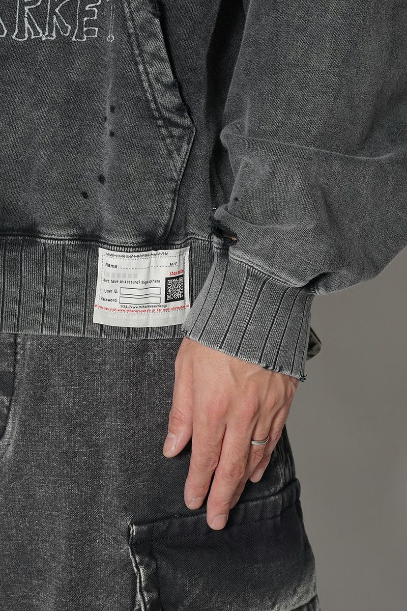 Maison MIHARA YASUHIRO(メゾン ミハラヤスヒロ)BLEACHED HOODIE ブリーチフーディー A13HD551 -14