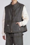 KAMIYA(カミヤ)BORO Duck Vest ボロダックベスト G13VT025 -1
