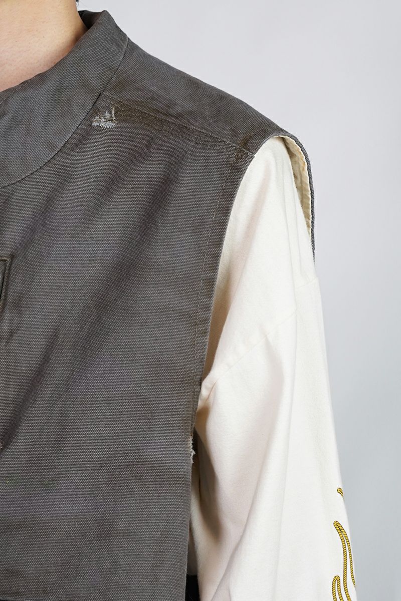 KAMIYA(カミヤ) | KAMIYA(カミヤ)BORO Duck Vest ボロダックベスト