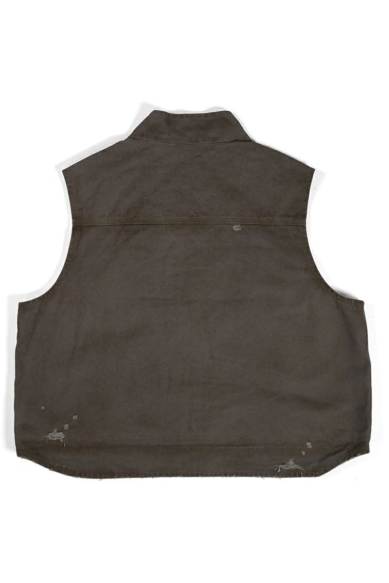 KAMIYA(カミヤ) | KAMIYA(カミヤ)BORO Duck Vest ボロダックベスト 