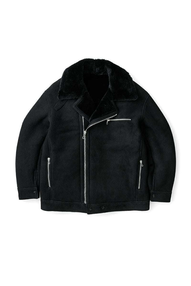 Graphpaper(グラフペーパー)Sheep Mouton Aviator Jacket シープムートンアビエイタージャケット GU243-20080