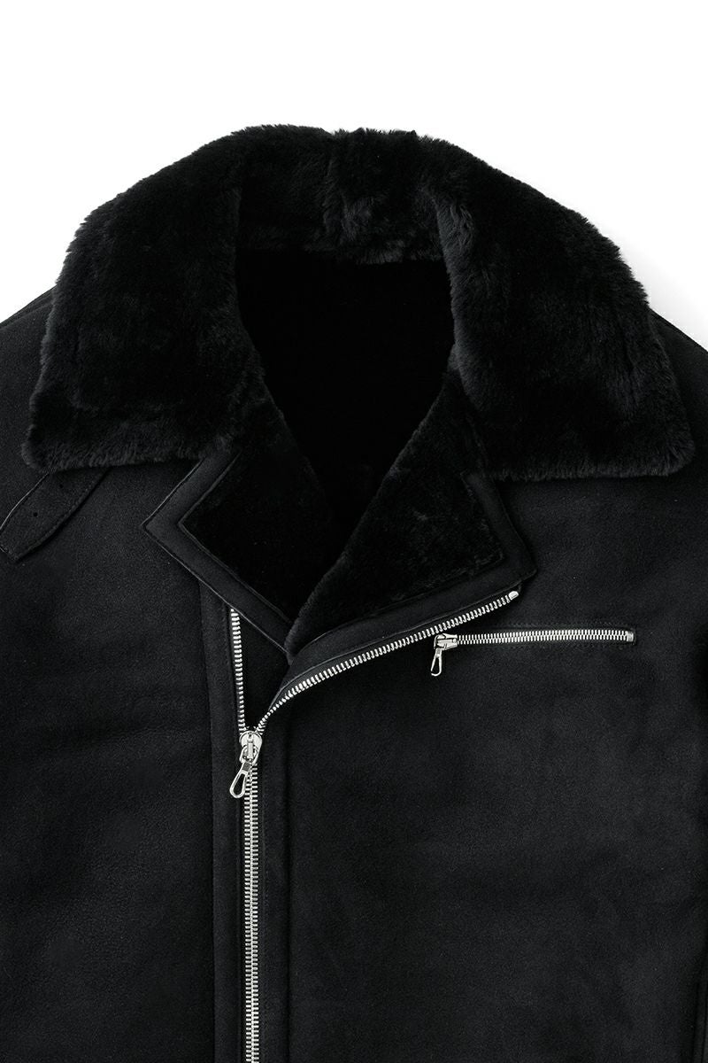 Graphpaper(グラフペーパー)Sheep Mouton Aviator Jacket シープムートンアビエイタージャケット GU243-20080 -1