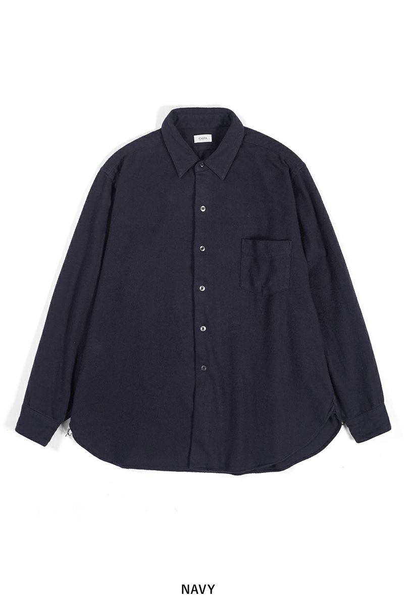 CIOTA (シオタ)Flannel Regular Collar Long Sleeve Shirt フランネルレギュラーカラー長袖シャツ SHLM-108-FL -9