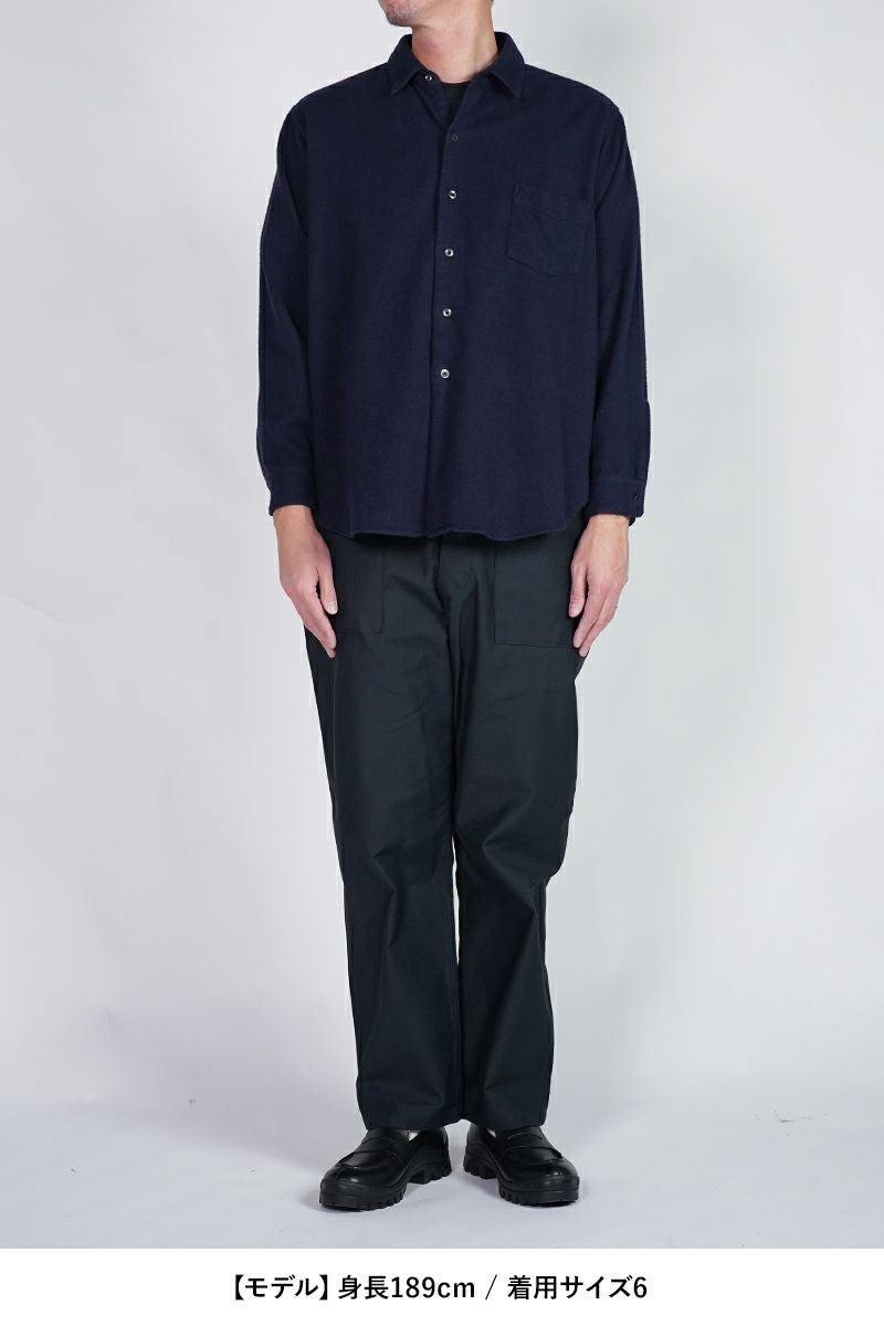 CIOTA (シオタ) | CIOTA (シオタ)Flannel Regular Collar Long Sleeve