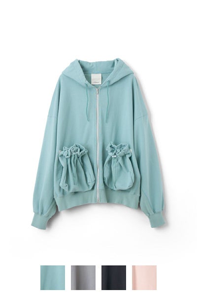 refomed(リフォメッド)KINCHAKU ZIPUP HOODIE キンチャクジップアップフーディー RECU-022