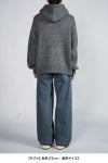 RICE NINE TEN(ライスナインテン)HAND KNITTED ZIP HOODIE 手編みジップフーディー HKN-ZH -9