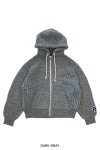 RICE NINE TEN(ライスナインテン)HAND KNITTED ZIP HOODIE 手編みジップフーディー HKN-ZH -13
