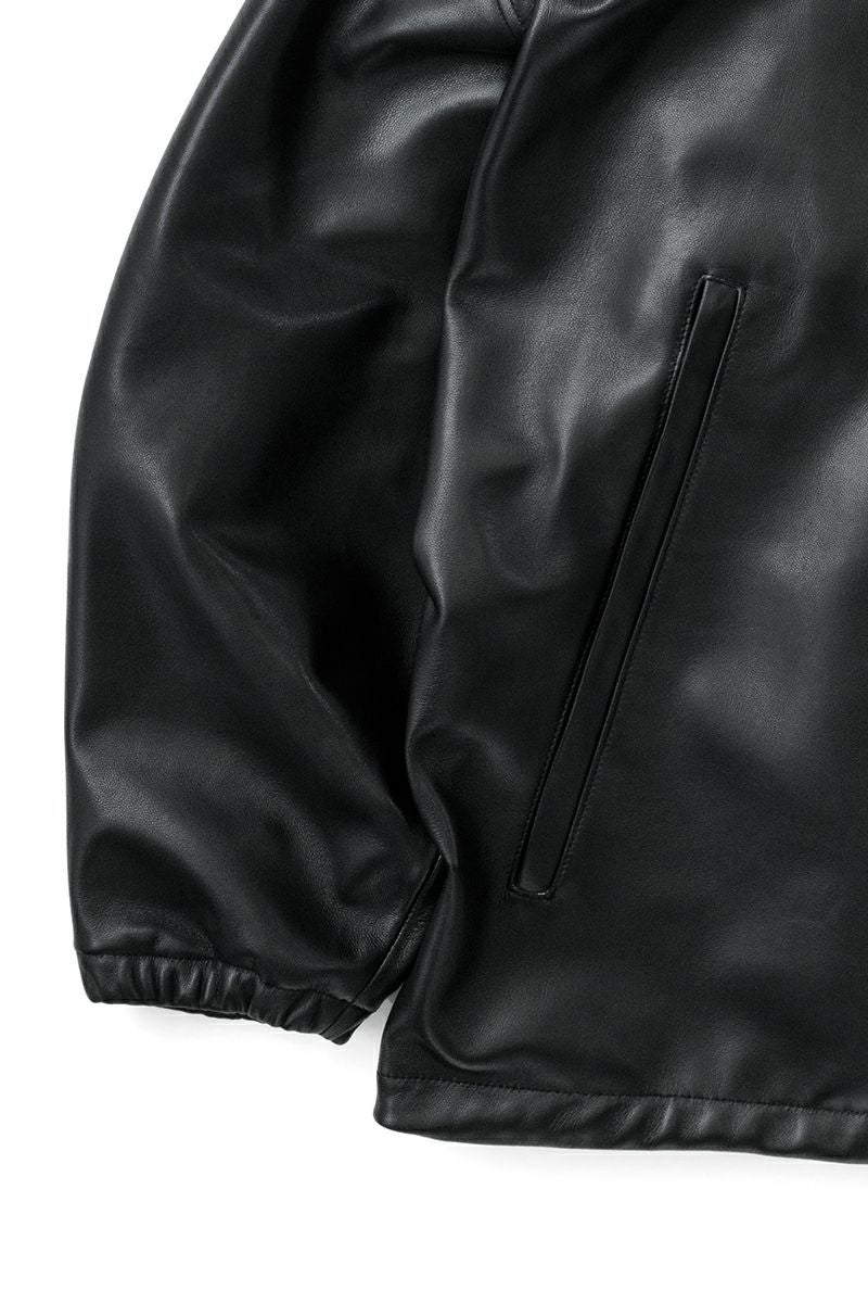 Graphpaper(グラフペーパー)Sheep Leather Track Blouson シープレザートラックブルゾン GM243-30097 -2