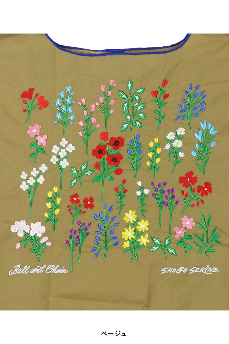 Ball & Chain(ボールアンドチェーン)S.FLOWER(M) フラワーM SHOGO SEKINE 関根正悟 ショッピングバック トートバッグ 323002 -6