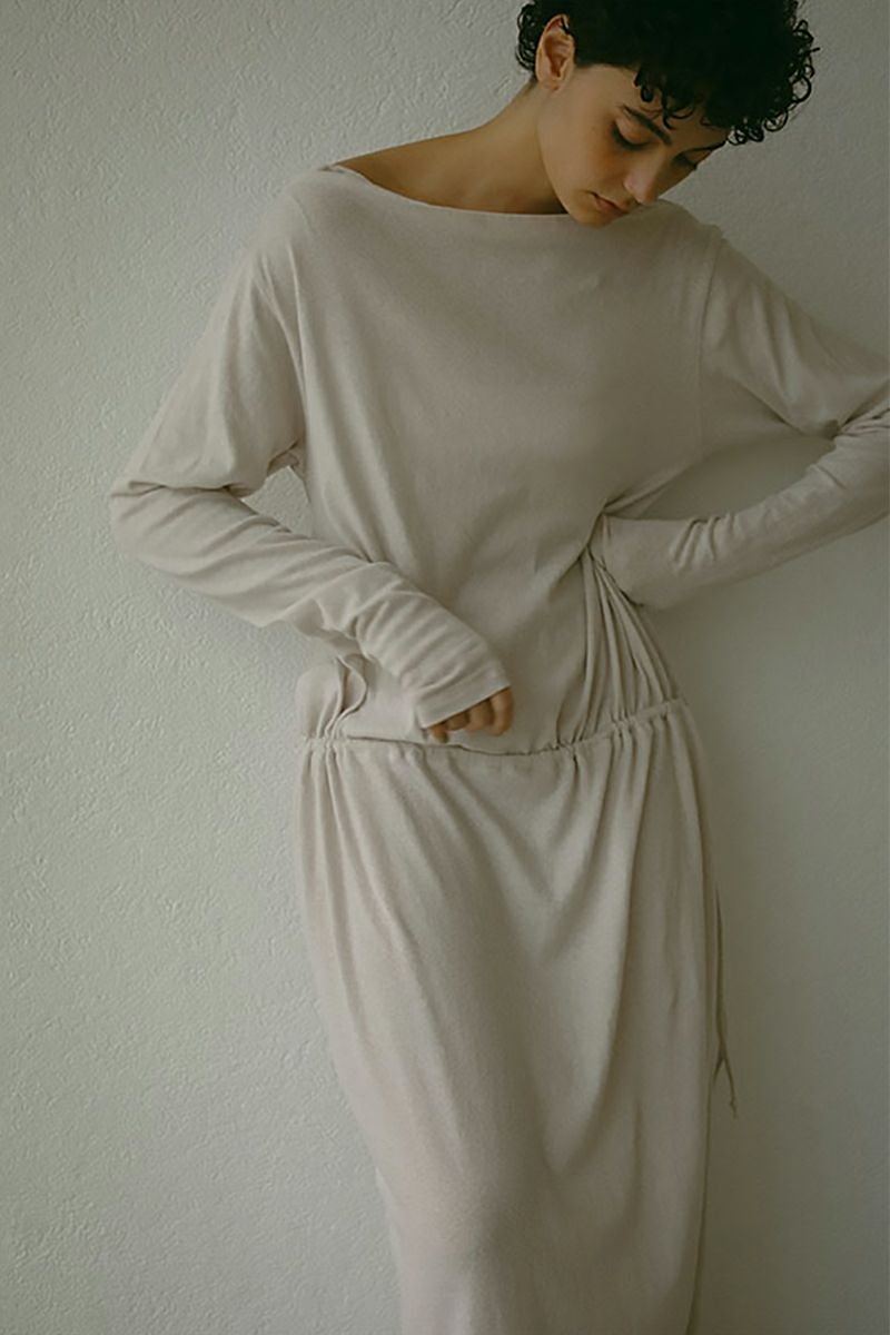 ETRE TOKYO(エトレトウキョウ)ボートネックカットドレス 1224532082 -2