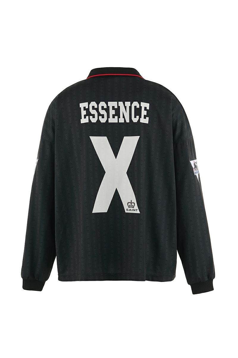 SAINT Mxxxxxx(セントマイケル)SM-YS1-0000-020 / SOCCER SHIRT / FAITH / BLACK -1