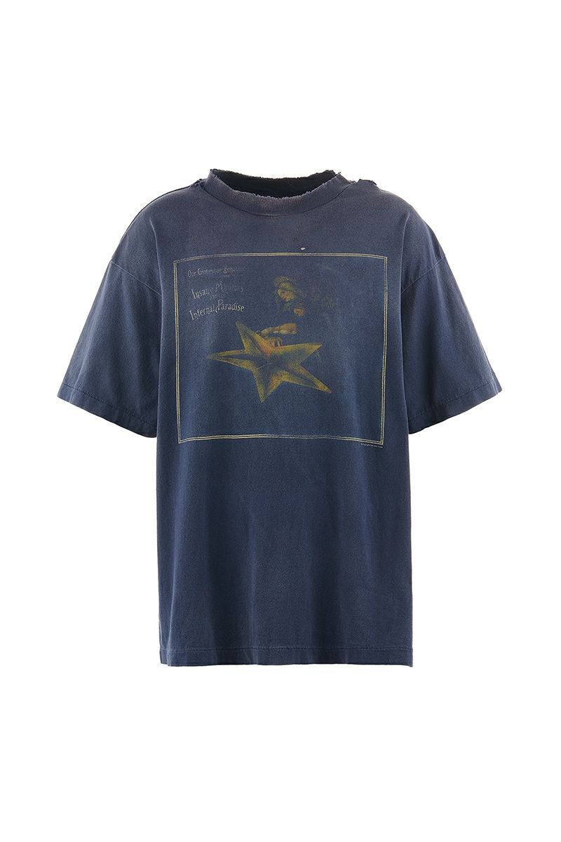 SAINT Mxxxxxx(セントマイケル)SM-YS1-0000-C03 / CP_SS TEE / STAR / NAVY