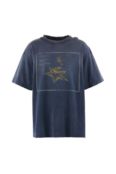 SAINT Mxxxxxx(セントマイケル)SM-YS1-0000-C03 / CP_SS TEE / STAR / NAVY