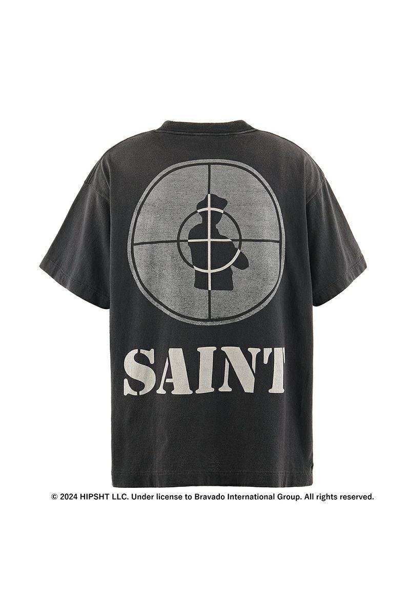 SAINT Mxxxxxx(セントマイケル)SM-YS1-0000-C18 / PE_SS TEE / SNT ENEMY / BLACK -1