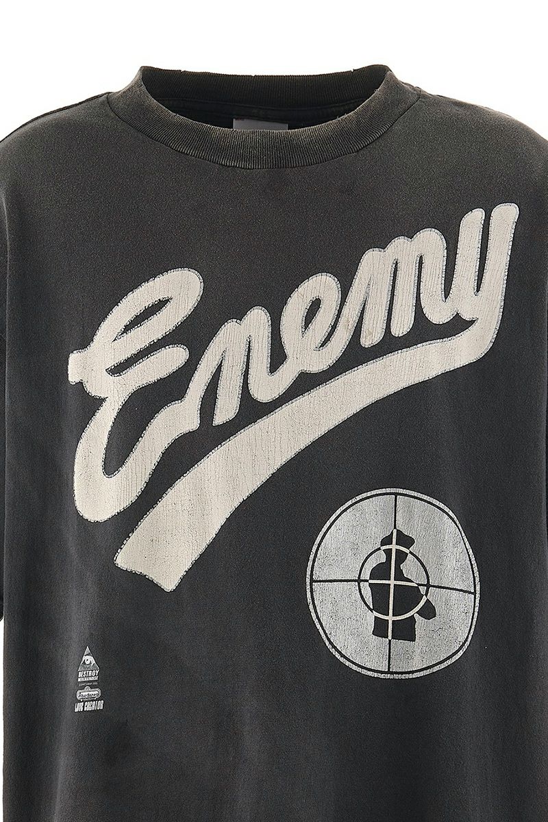 SAINT Mxxxxxx(セントマイケル)SM-YS1-0000-C18 / PE_SS TEE / SNT ENEMY / BLACK -2