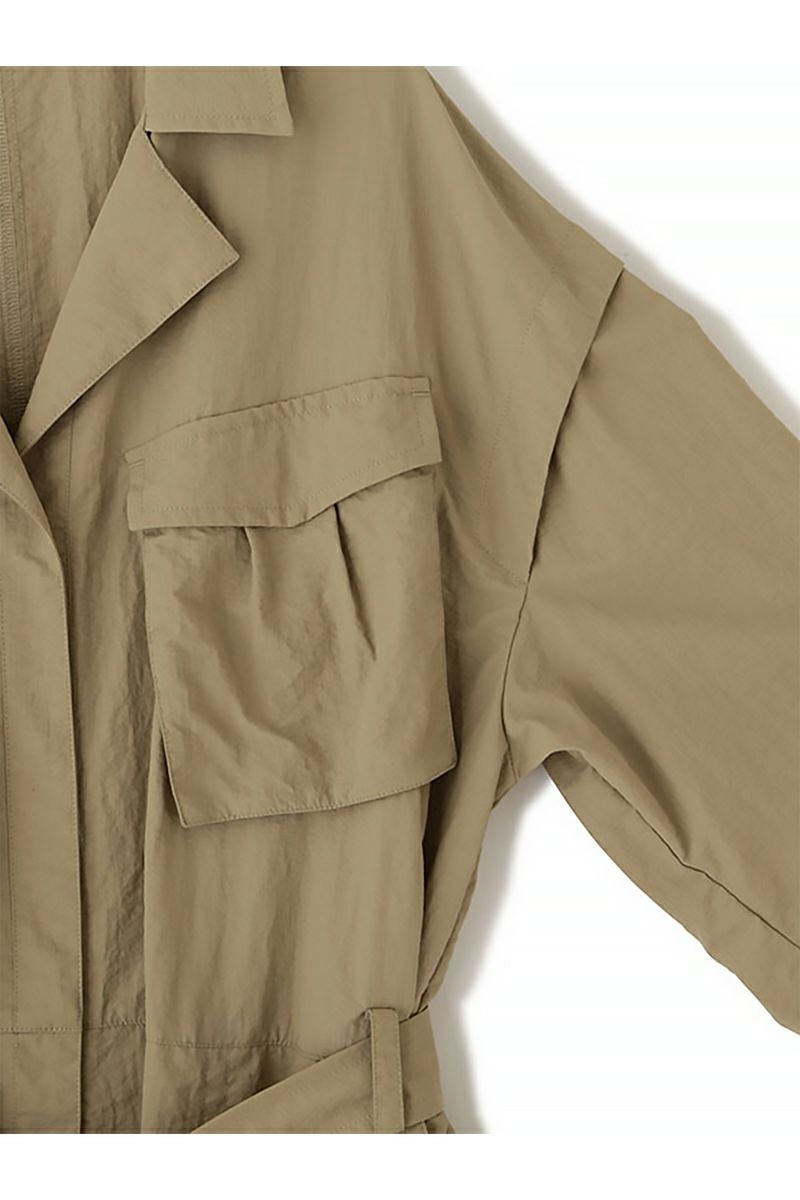 ETRE TOKYO(エトレトウキョウ)ベルテッドナイロンジャンプスーツ 1224530112 -12