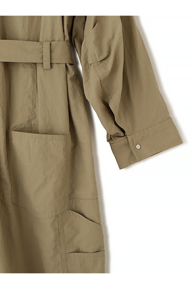 ETRE TOKYO(エトレトウキョウ)ベルテッドナイロンジャンプスーツ 1224530112 -18