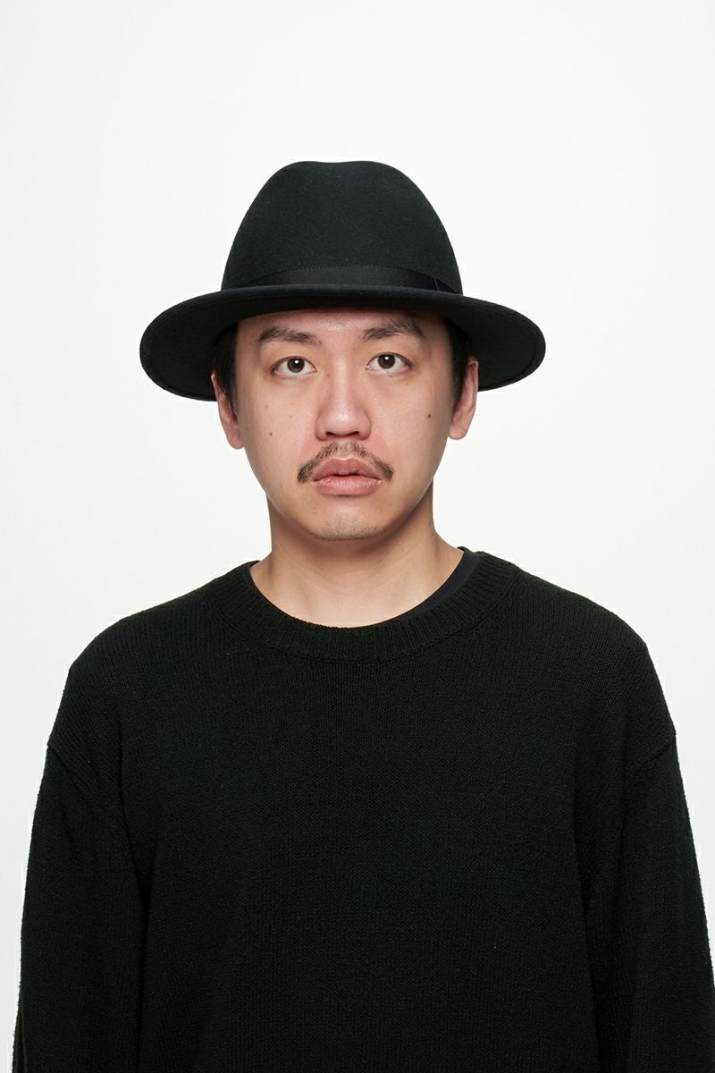 KIJIMA TAKAYUKI(キジマタカユキ)MERINO WOOL FELT ROLLABLE HAT メリノウールフェルトローラブルハット E-015B -3