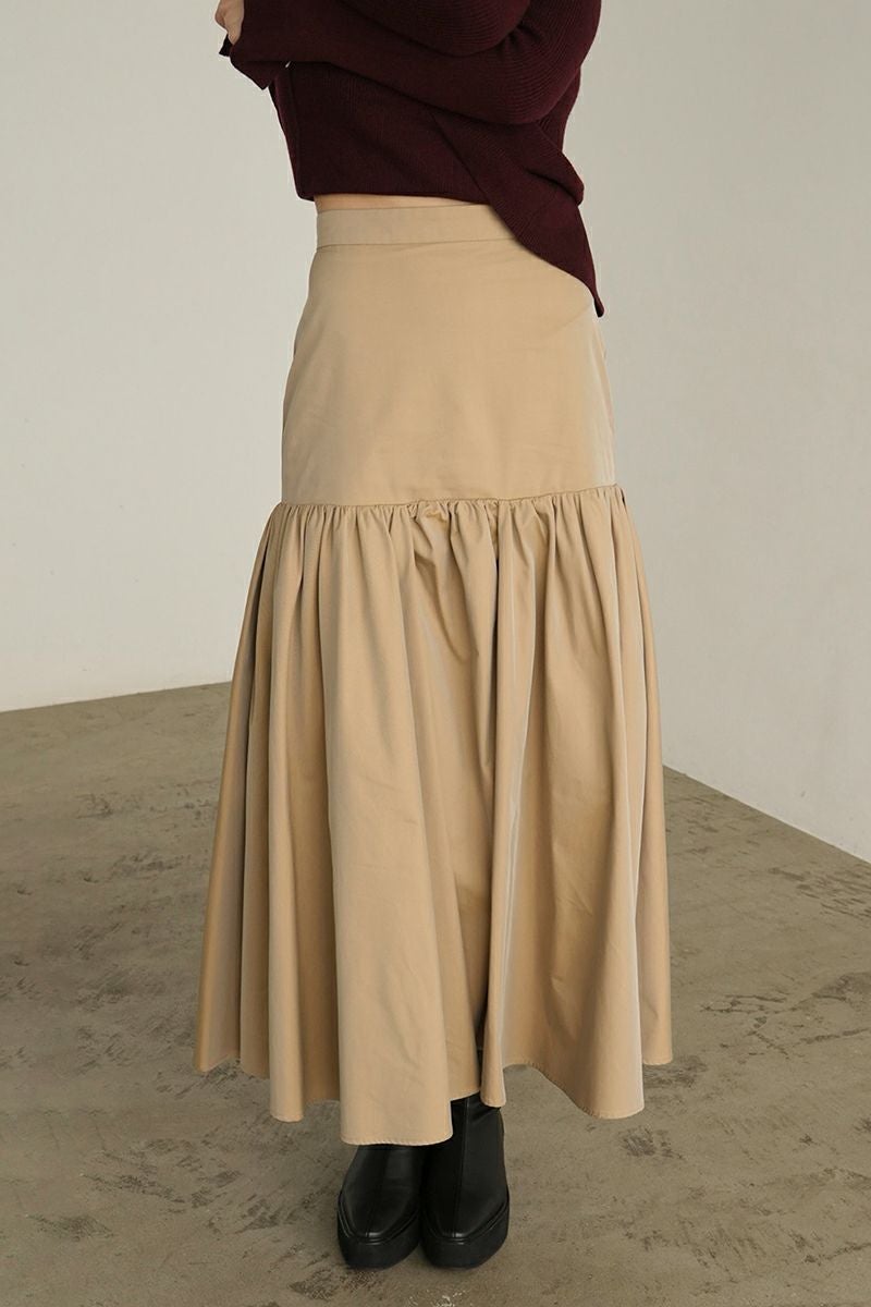 CLANE(クラネ)VOLUME GATHER SKIRT ボリュームギャザースカート 17109-6002