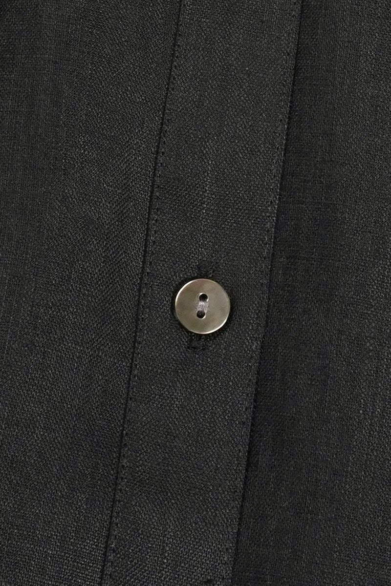 Hummingbird(ハミングバード)フレンチリネン 小丸衿ブラウス AIO0064 -3