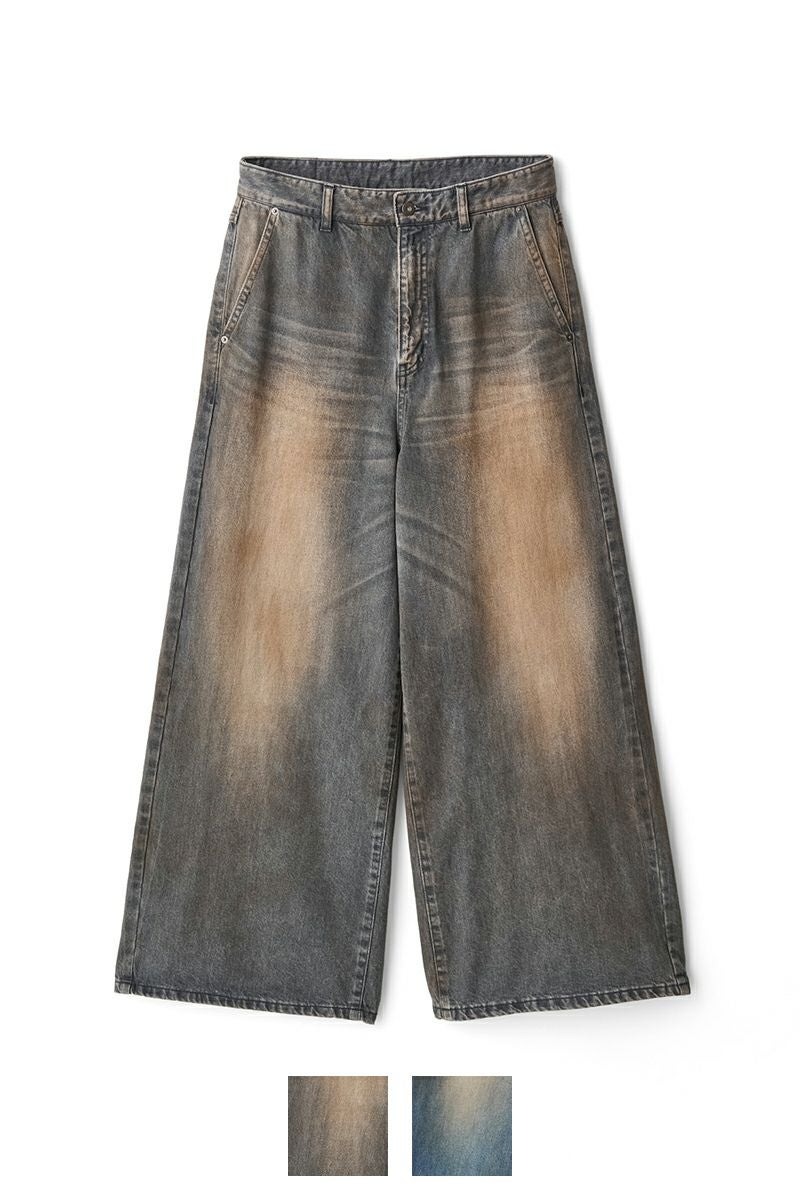 JUHA(ユハ) | JUHA(ユハ)RUST BAGGY DENIM PANTS ラストバギーデニム