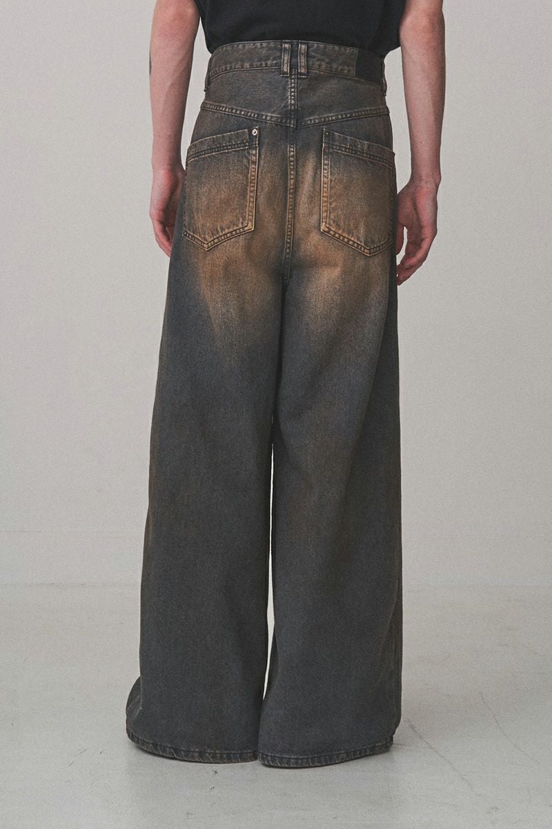 JUHA(ユハ) | JUHA(ユハ)RUST BAGGY DENIM PANTS ラストバギーデニム