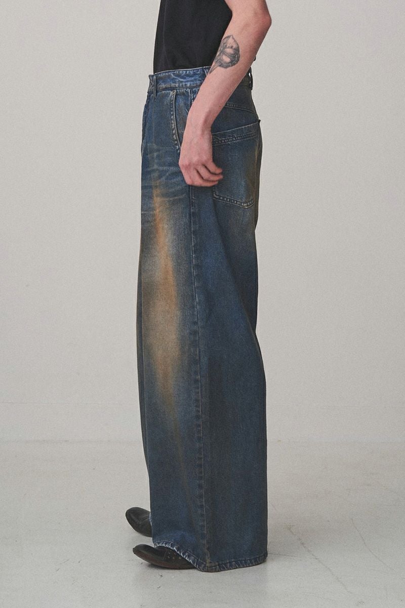 JUHA(ユハ) | JUHA(ユハ)RUST BAGGY DENIM PANTS ラストバギーデニム 