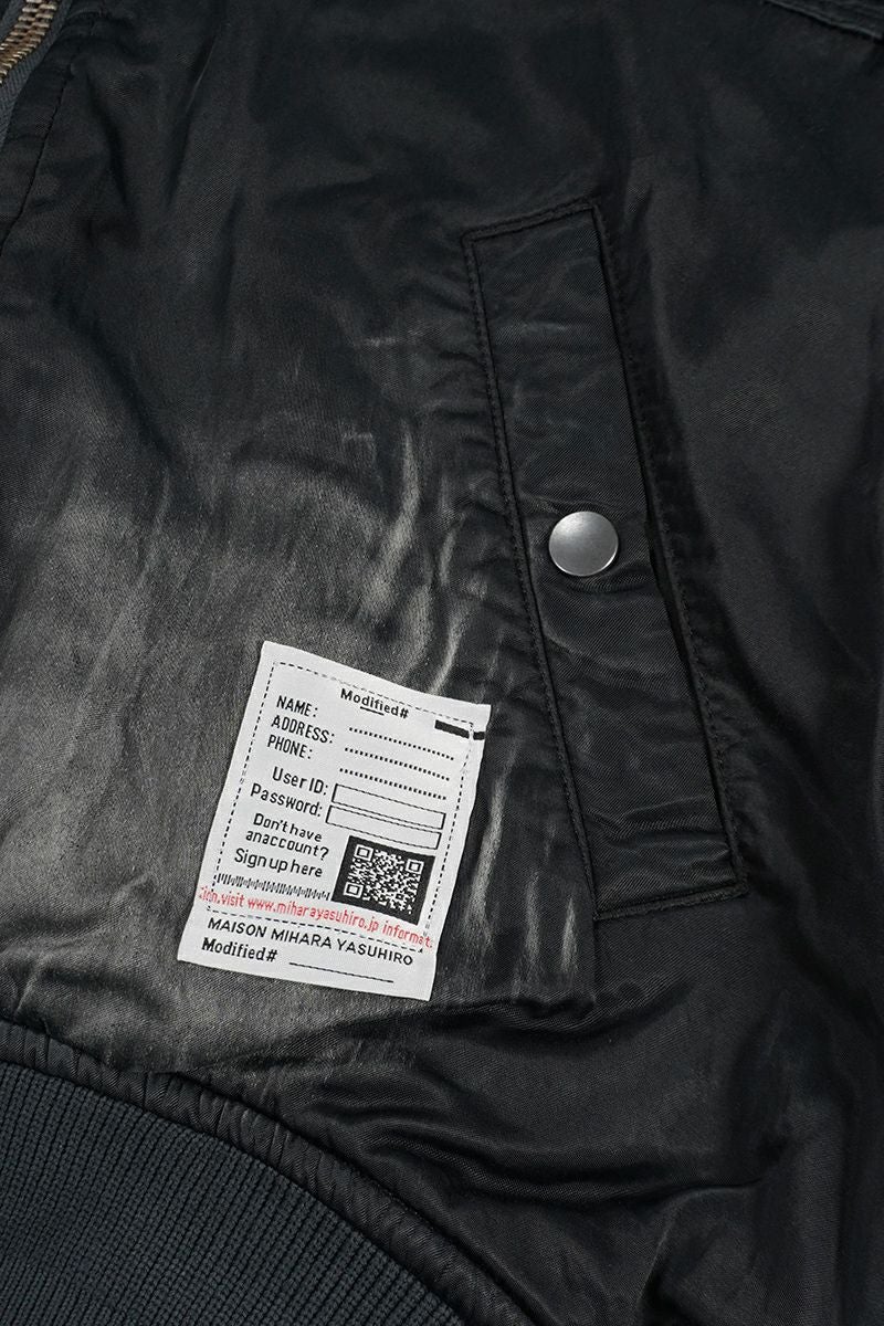 Maison MIHARA YASUHIRO(メゾン ミハラヤスヒロ)AGED FLIGHT JACKET エイジドフライトジャケット J13BL151 -8