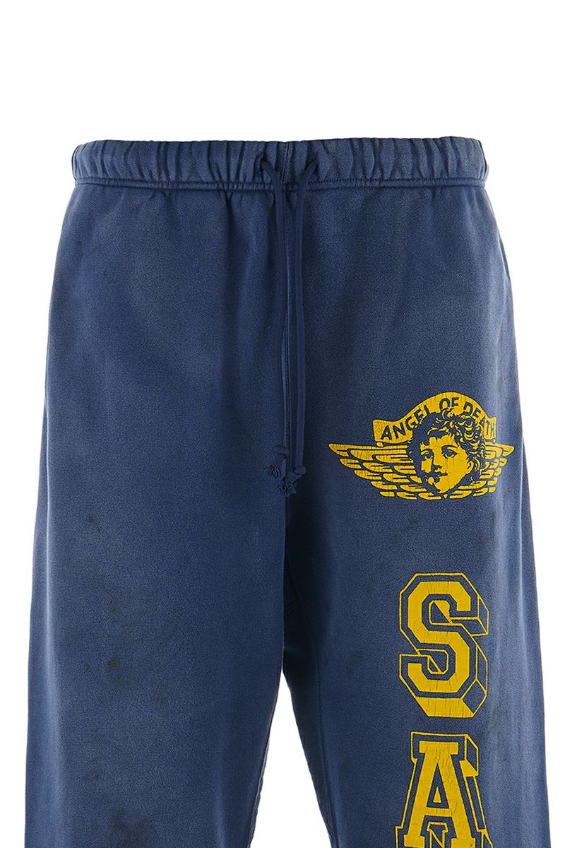 SAINT Mxxxxxx(セントマイケル)SM-YS1-0000-053 / SWT PNT / ANGEL / NAVY スウェットパンツ エンジェル -1