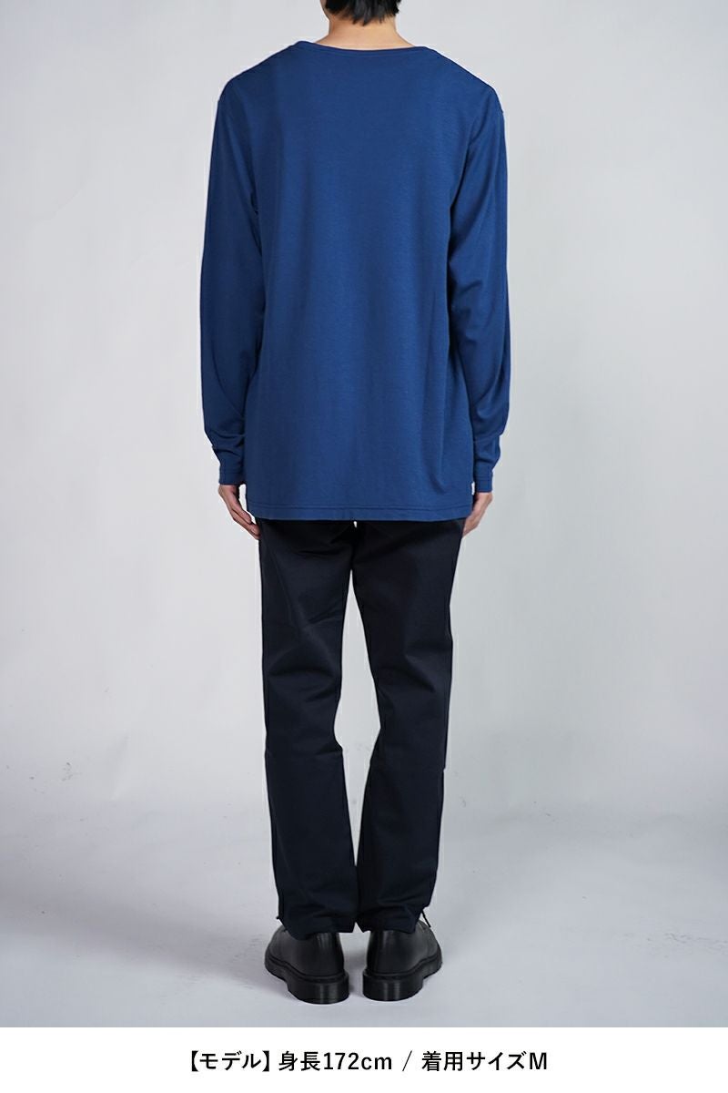 Porter Classic(ポータークラシック)H/W PEACE COTTON CREWNECK LONG SLEEVE SHIRTS ハンドワークピースコットン 長袖クルーネックシャツ PC-006-3108 -17