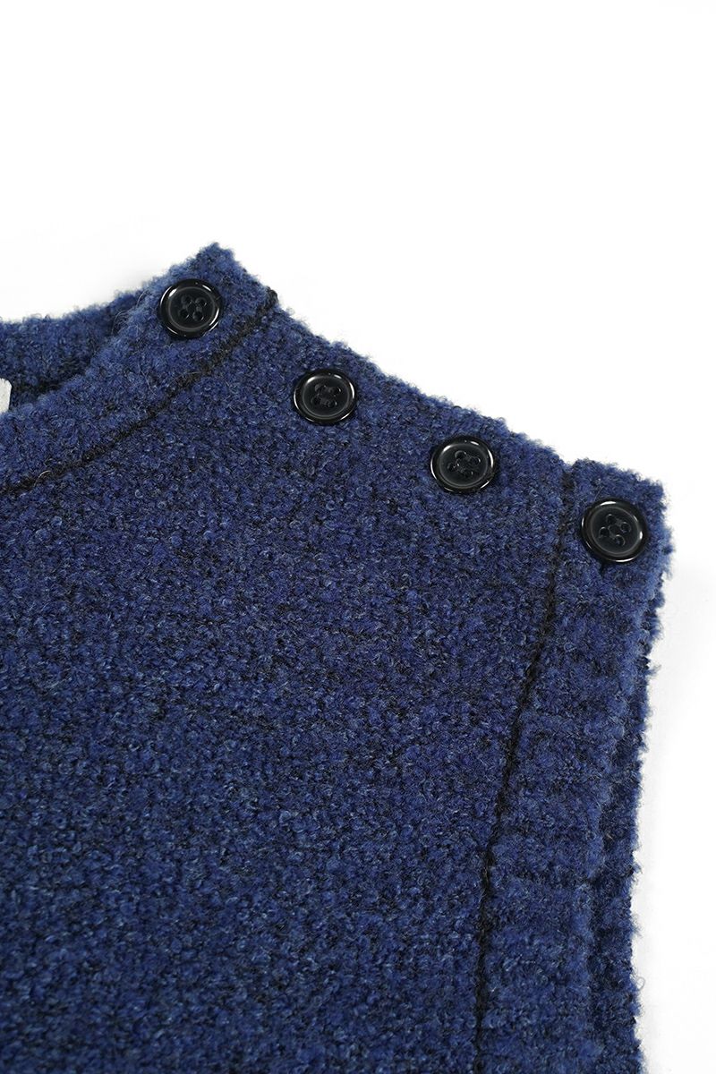 TAN(タン)BOUCLE KNITTED VEST&EARMUFFS ブークルニットベスト＆イヤーマフ TAN24FW-7 -22