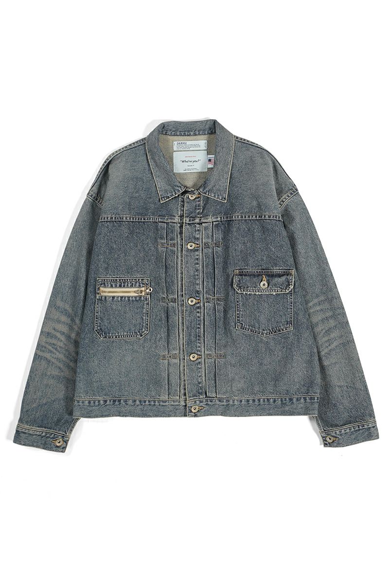 DAIRIKU(ダイリク)2pkt Vintage Denim Jacket 2ポケットヴィンテージデニムジャケット 24AW D-2