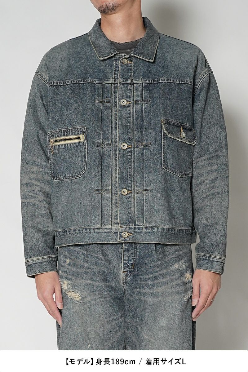 DAIRIKU(ダイリク) | DAIRIKU(ダイリク)2pkt Vintage Denim Jacket 2
