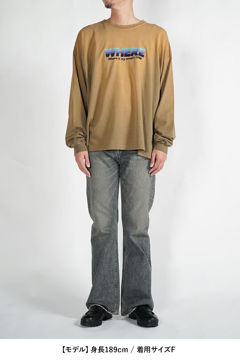 DAIRIKU(ダイリク)WHERE Vintage Theme Tee ウェアーヴィンテージテーマTシャツ 24AW C-15 -11