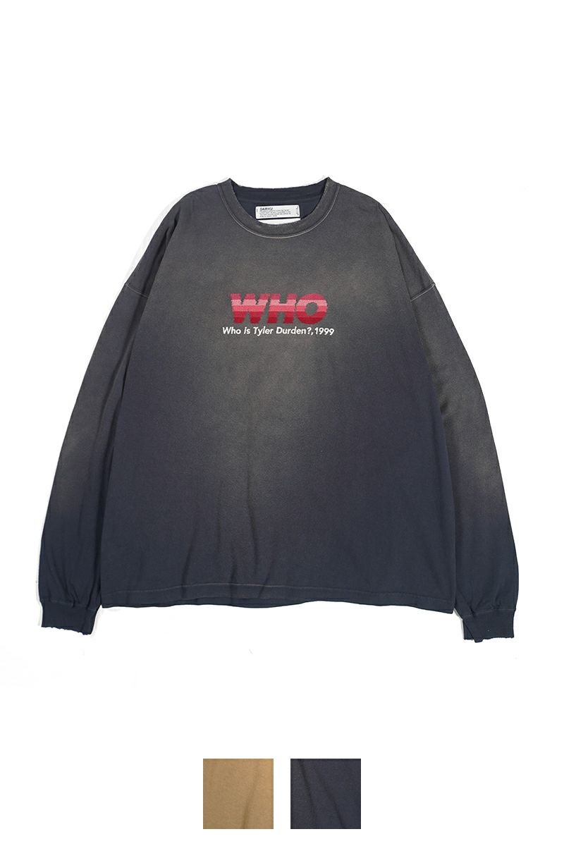 DAIRIKU(ダイリク) | DAIRIKU(ダイリク)WHO Vintage Theme Tee フー 