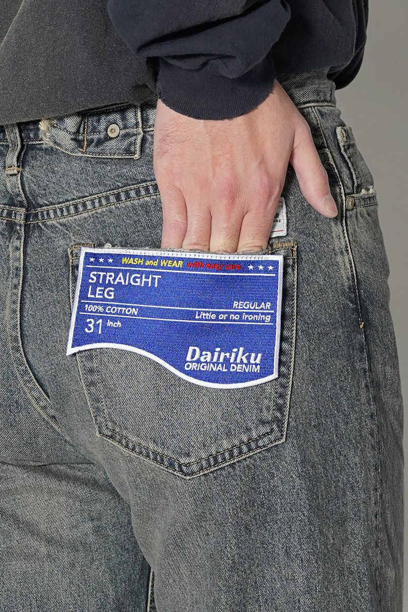DAIRIKU(ダイリク)Straight Vintage Denim Pants ストレートヴィンテージデニムパンツ 24AW D-10 -14