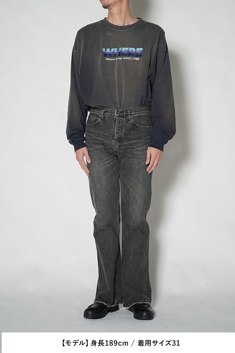 DAIRIKU(ダイリク)Flare Vintage Denim Pants フレアヴィンテージデニムパンツ 24AW D-11 -18