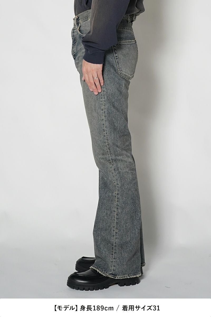 DAIRIKU(ダイリク)Flare Vintage Denim Pants フレアヴィンテージデニムパンツ 24AW D-11 -21