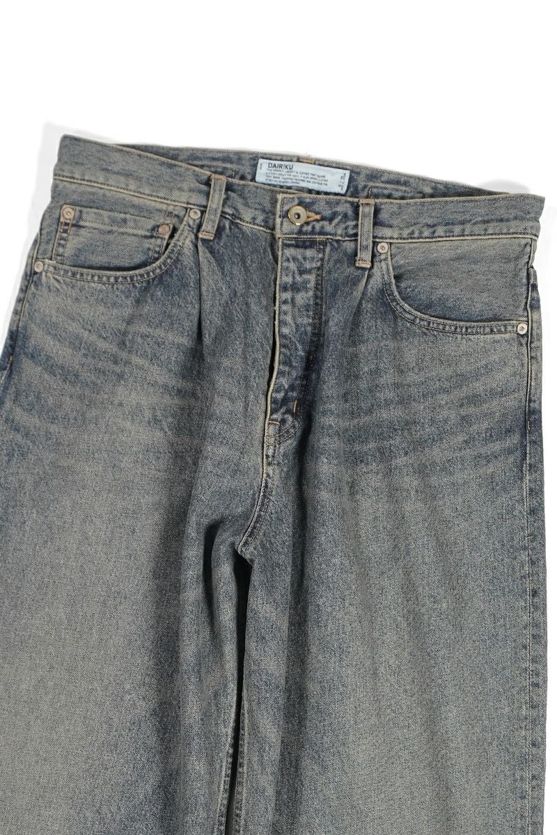 DAIRIKU(ダイリク)Wide Vintage Denim Pants ワイドヴィンテージデニムパンツ 24AW D-12 -3