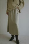 MANOF(マノフ)SATIN MAXI SKIRT サテンマキシスカート 87109-6072 -1